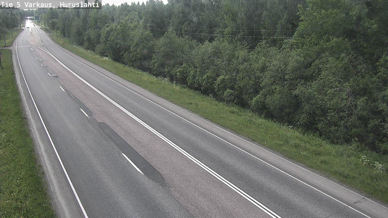 Weather Camera Image Road 5 Varkaus, Huruslahti, Varkaus, Pohjois-Savo
