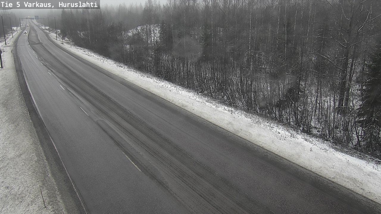Weather Camera Image Road 5 Varkaus, Huruslahti, Varkaus, Pohjois-Savo