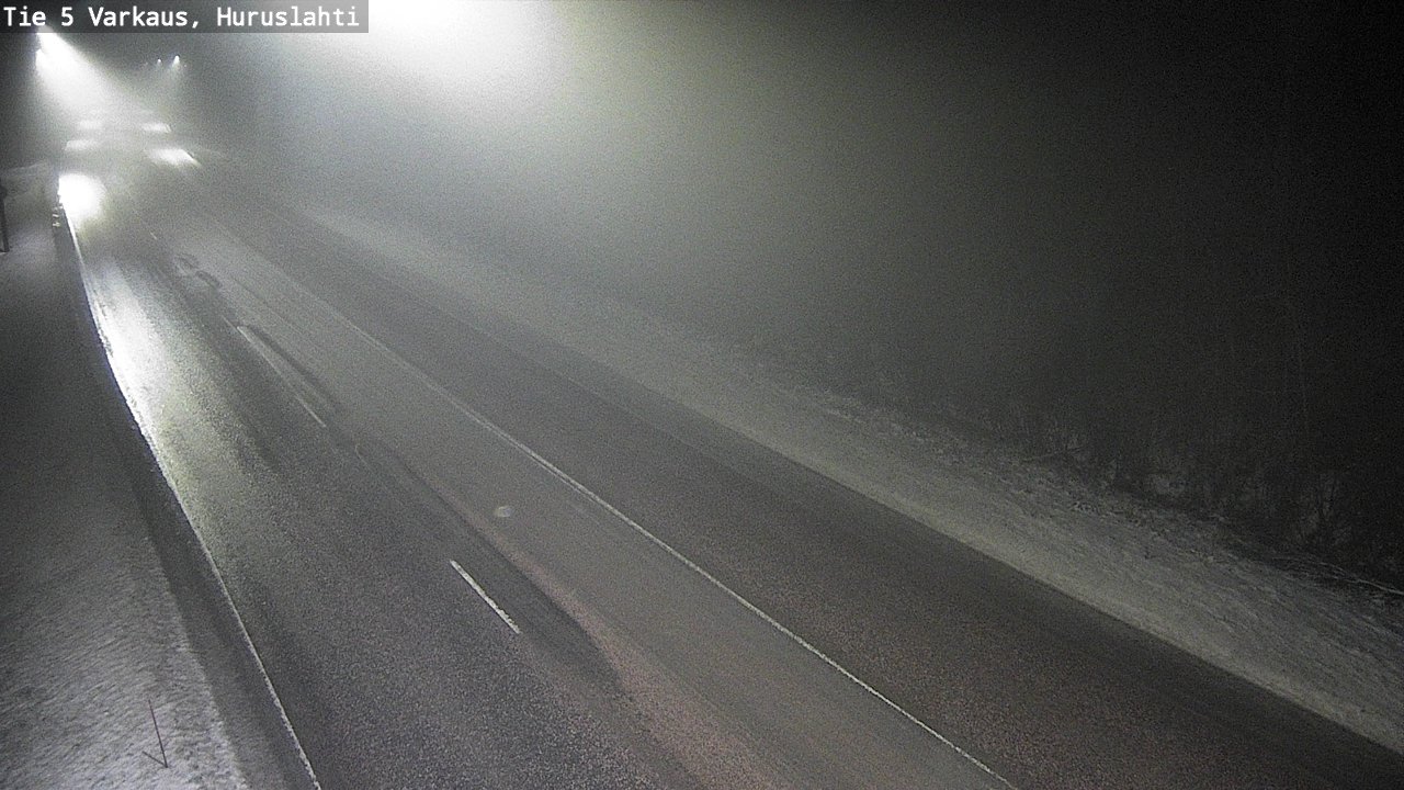 Weather Camera Image Road 5 Varkaus, Huruslahti, Varkaus, Pohjois-Savo