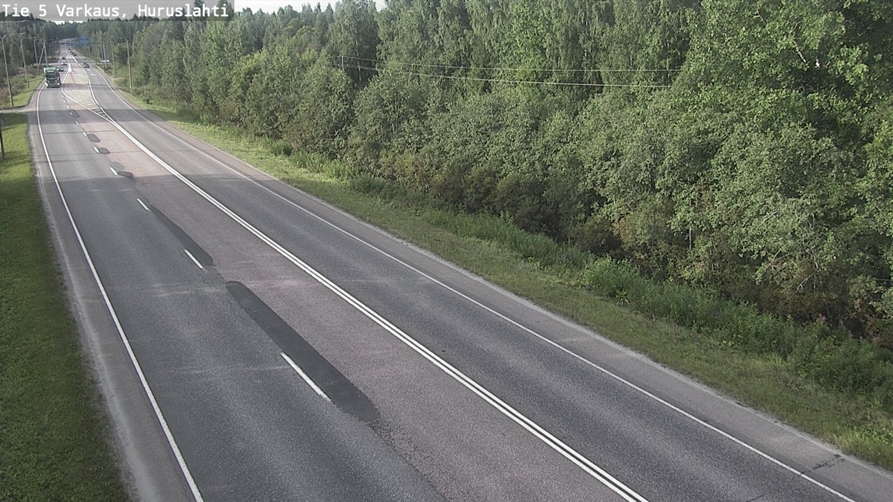 Weather Camera Image Road 5 Varkaus, Huruslahti, Varkaus, Pohjois-Savo