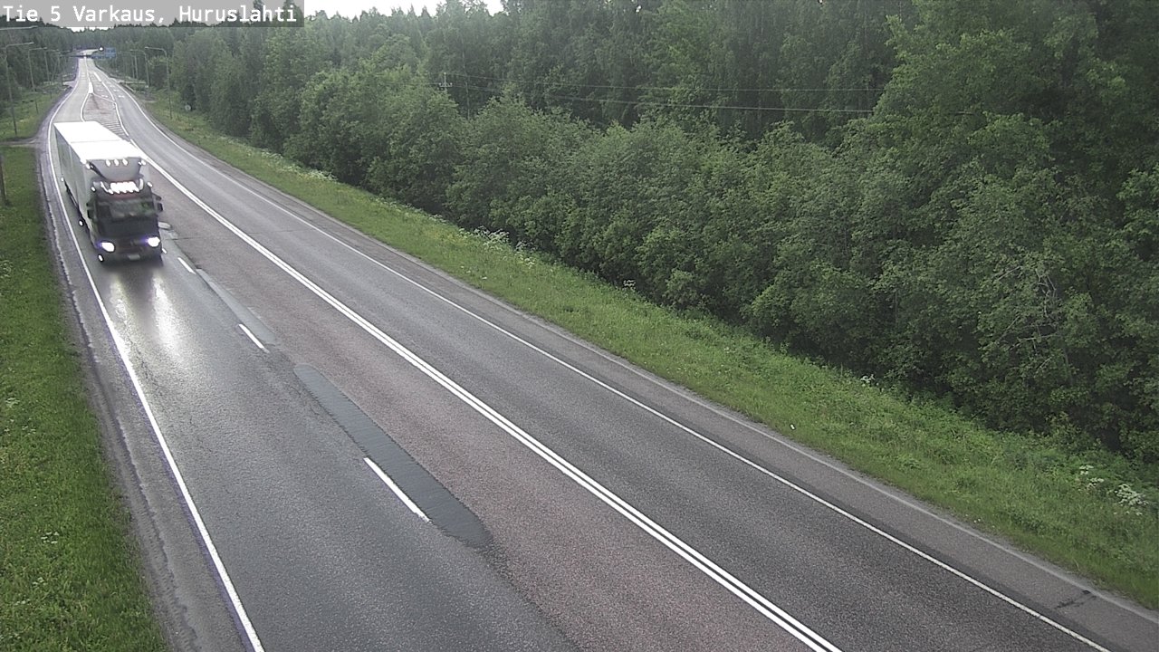 Weather Camera Image Road 5 Varkaus, Huruslahti, Varkaus, Pohjois-Savo