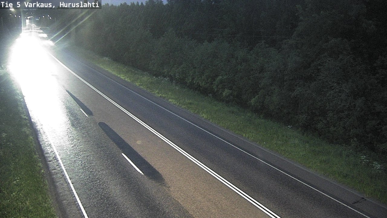 Weather Camera Image Road 5 Varkaus, Huruslahti, Varkaus, Pohjois-Savo