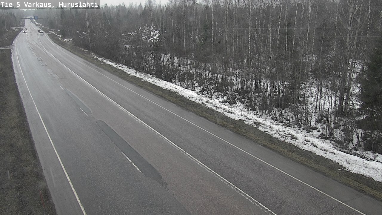 Weather Camera Image Road 5 Varkaus, Huruslahti, Varkaus, Pohjois-Savo