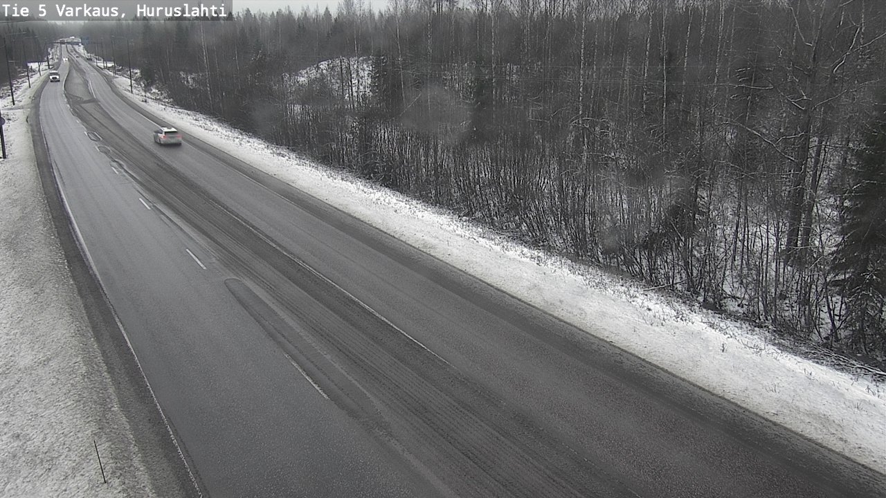 Weather Camera Image Road 5 Varkaus, Huruslahti, Varkaus, Pohjois-Savo