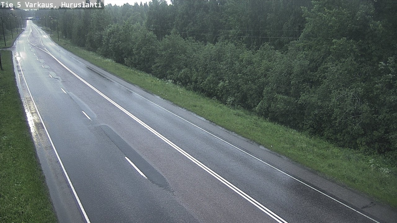 Weather Camera Image Road 5 Varkaus, Huruslahti, Varkaus, Pohjois-Savo