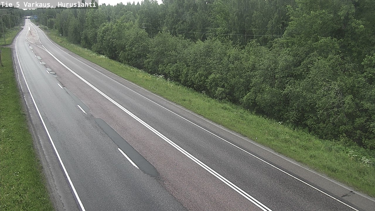 Weather Camera Image Road 5 Varkaus, Huruslahti, Varkaus, Pohjois-Savo