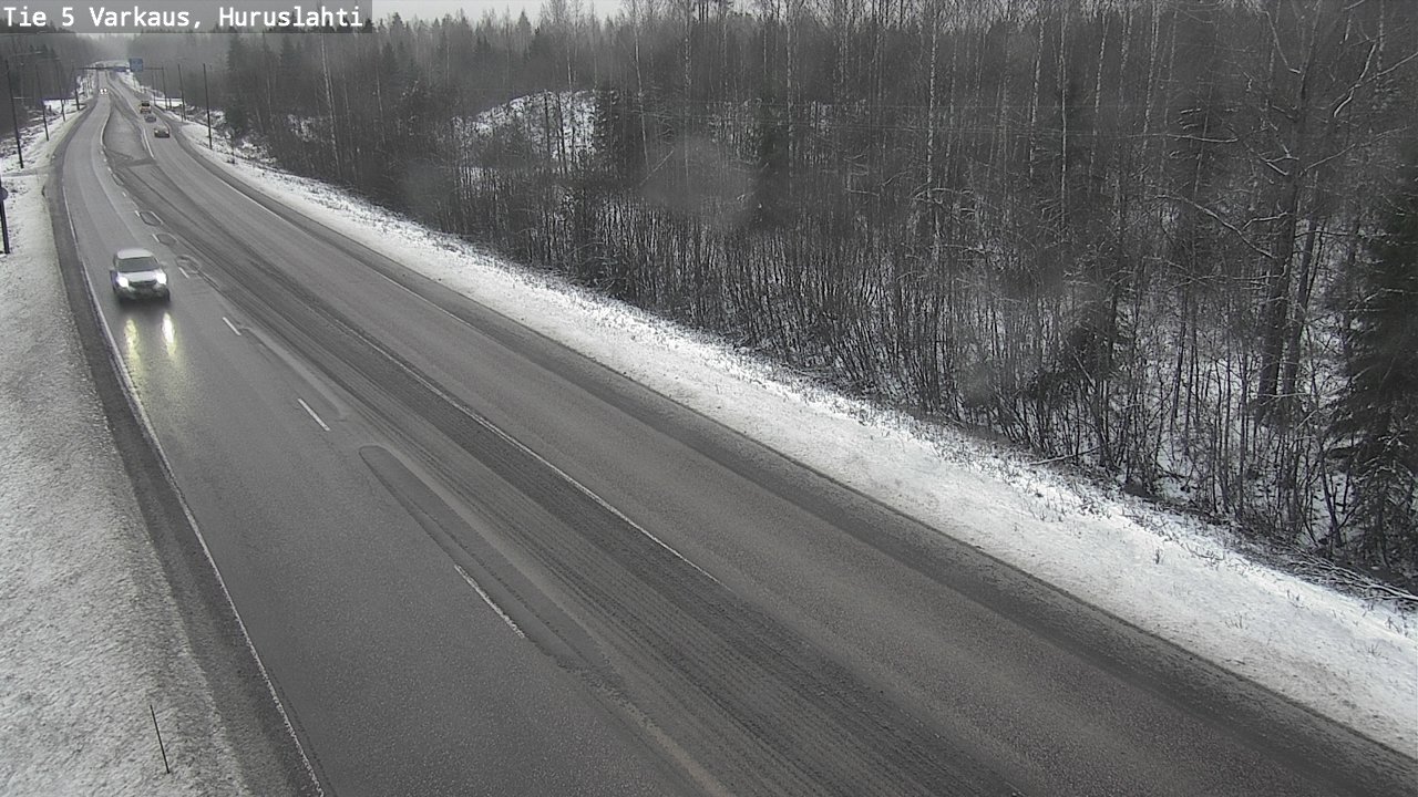Weather Camera Image Road 5 Varkaus, Huruslahti, Varkaus, Pohjois-Savo