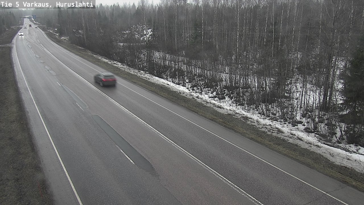 Weather Camera Image Road 5 Varkaus, Huruslahti, Varkaus, Pohjois-Savo