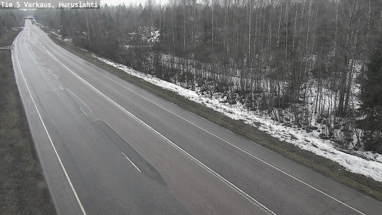 Weather Camera Image Road 5 Varkaus, Huruslahti, Varkaus, Pohjois-Savo