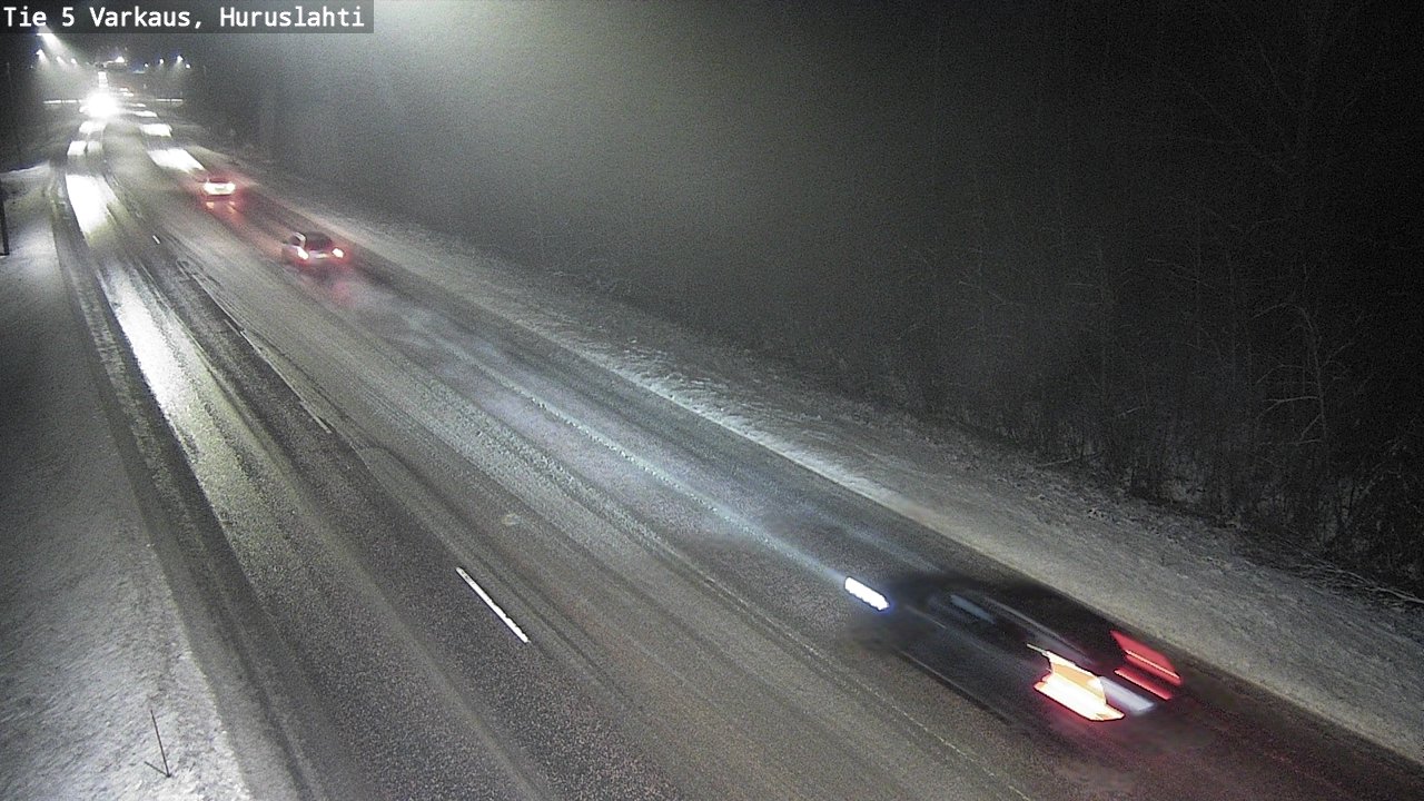 Weather Camera Image Road 5 Varkaus, Huruslahti, Varkaus, Pohjois-Savo