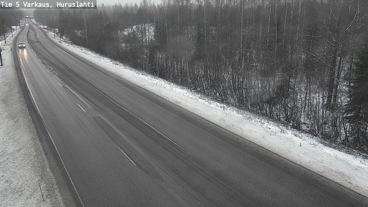 Weather Camera Image Road 5 Varkaus, Huruslahti, Varkaus, Pohjois-Savo
