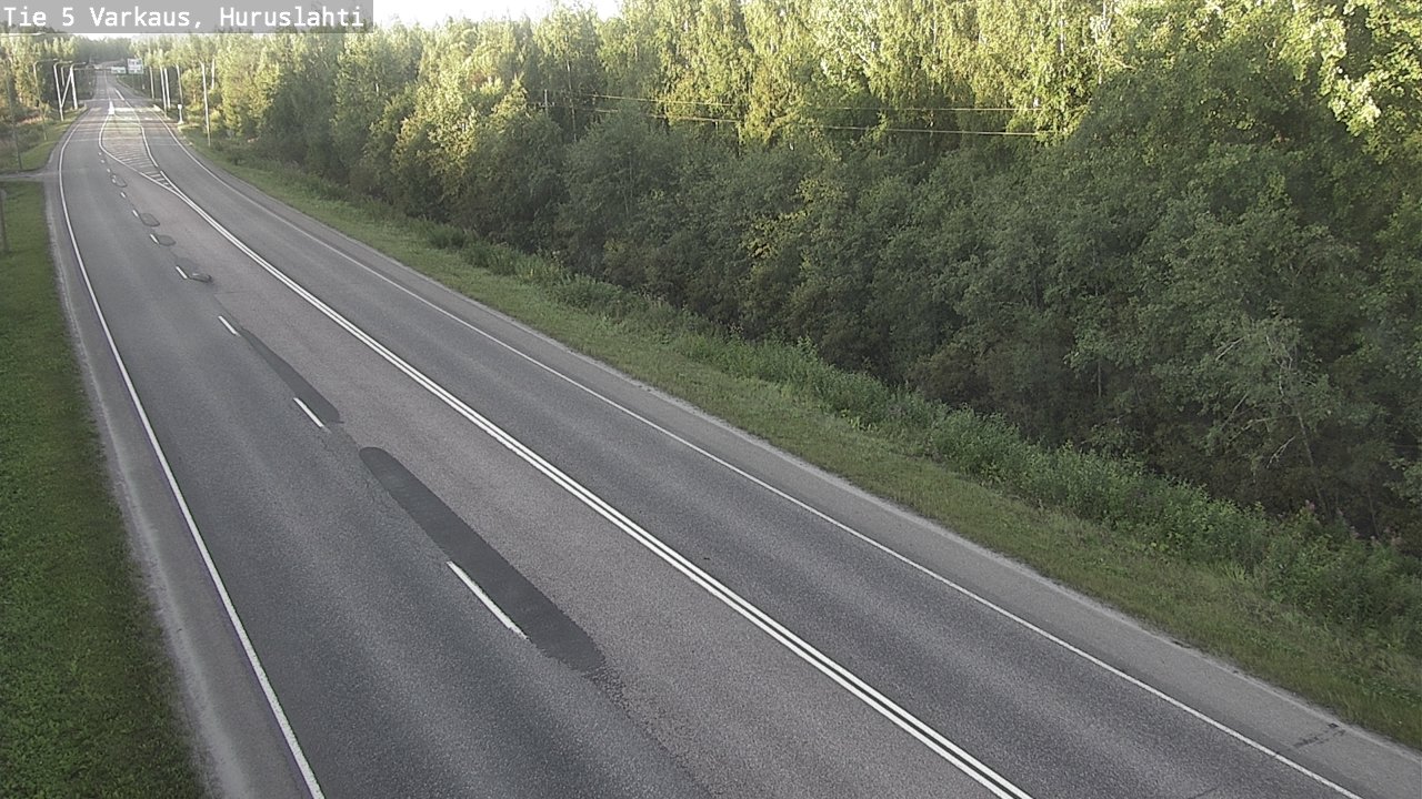 Weather Camera Image Road 5 Varkaus, Huruslahti, Varkaus, Pohjois-Savo