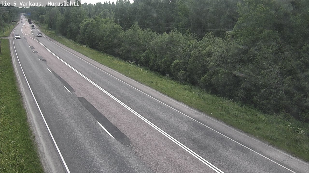 Weather Camera Image Road 5 Varkaus, Huruslahti, Varkaus, Pohjois-Savo