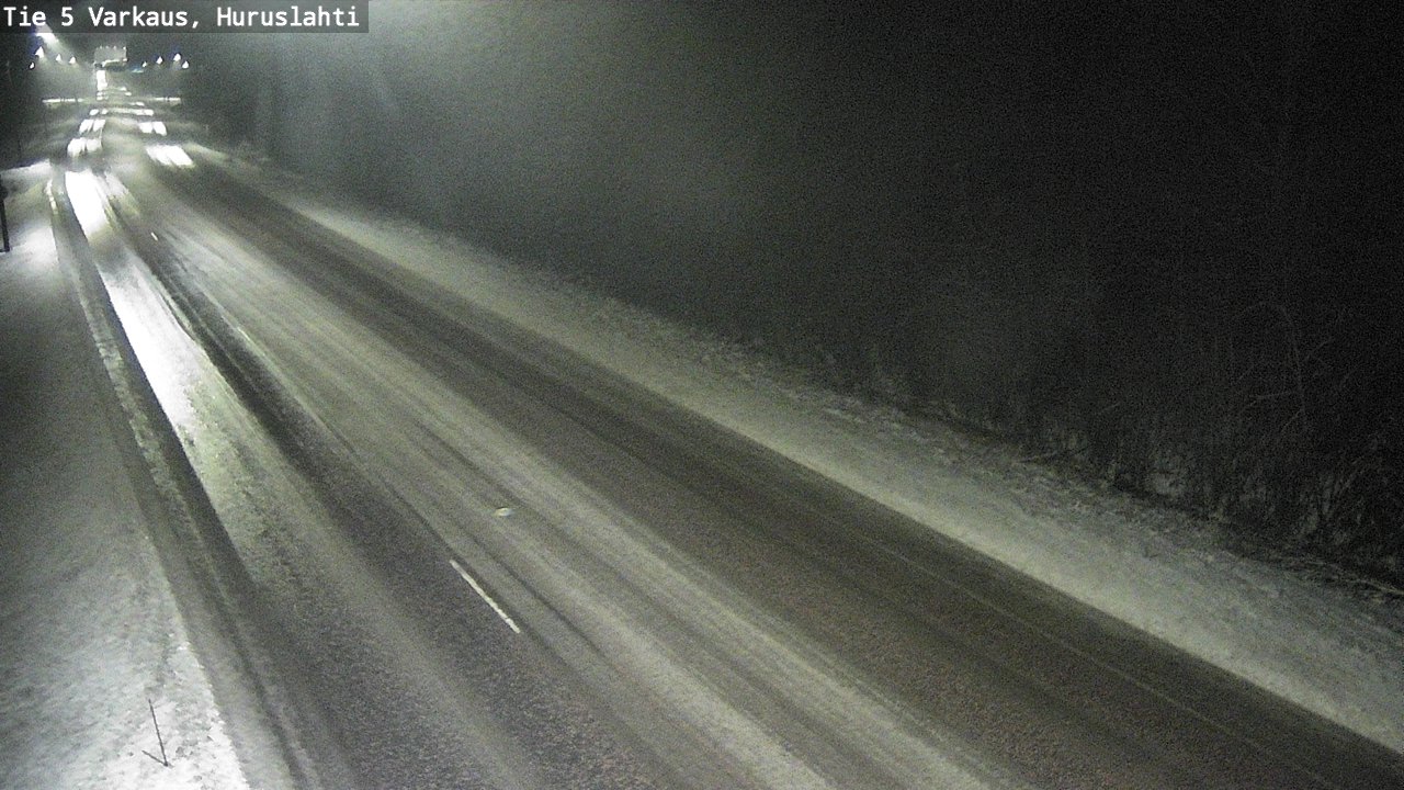 Weather Camera Image Road 5 Varkaus, Huruslahti, Varkaus, Pohjois-Savo