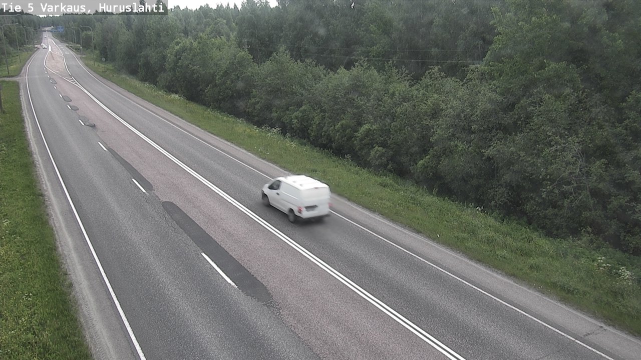 Weather Camera Image Road 5 Varkaus, Huruslahti, Varkaus, Pohjois-Savo