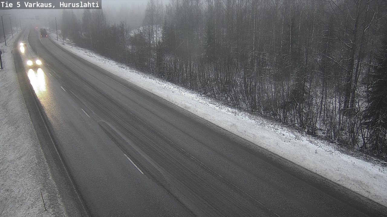 Weather Camera Image Road 5 Varkaus, Huruslahti, Varkaus, Pohjois-Savo