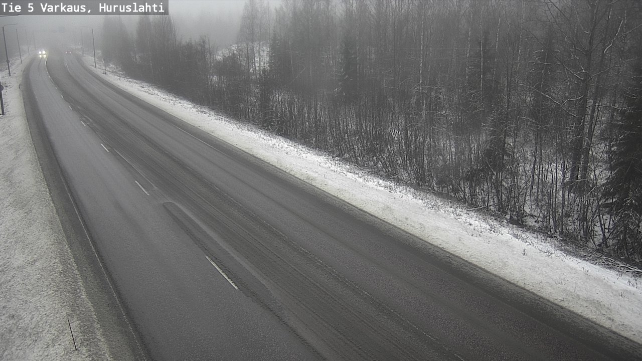 Weather Camera Image Road 5 Varkaus, Huruslahti, Varkaus, Pohjois-Savo