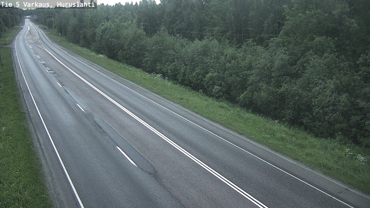 Weather Camera Image Road 5 Varkaus, Huruslahti, Varkaus, Pohjois-Savo