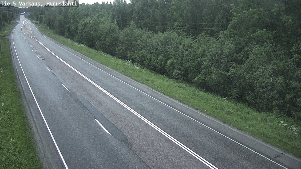 Weather Camera Image Road 5 Varkaus, Huruslahti, Varkaus, Pohjois-Savo
