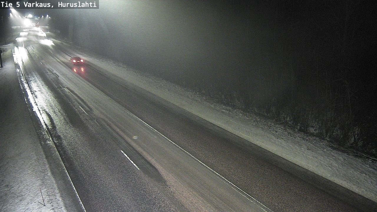 Weather Camera Image Road 5 Varkaus, Huruslahti, Varkaus, Pohjois-Savo