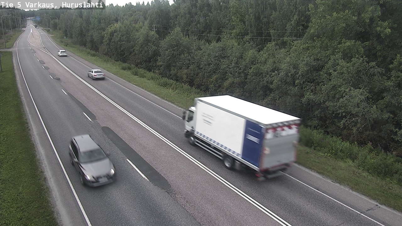 Weather Camera Image Road 5 Varkaus, Huruslahti, Varkaus, Pohjois-Savo