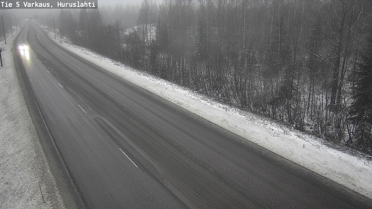 Weather Camera Image Road 5 Varkaus, Huruslahti, Varkaus, Pohjois-Savo