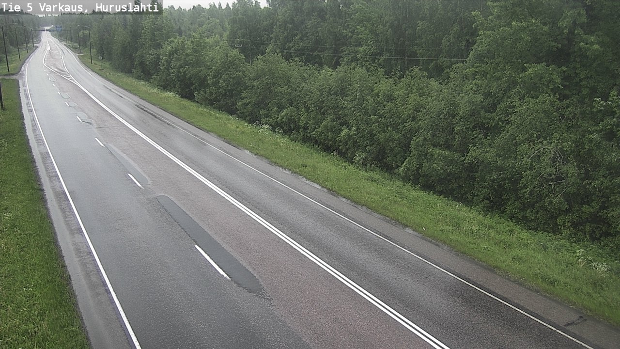 Weather Camera Image Road 5 Varkaus, Huruslahti, Varkaus, Pohjois-Savo