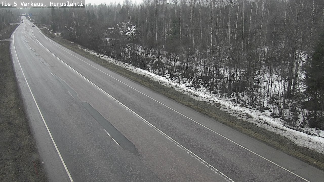 Weather Camera Image Road 5 Varkaus, Huruslahti, Varkaus, Pohjois-Savo