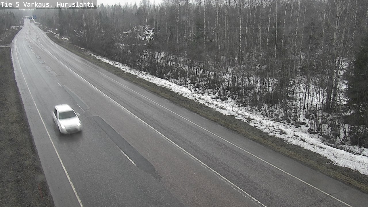 Weather Camera Image Road 5 Varkaus, Huruslahti, Varkaus, Pohjois-Savo