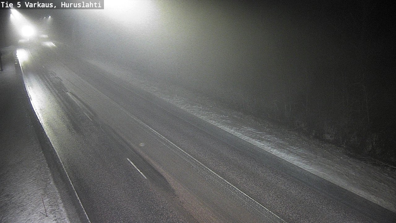 Weather Camera Image Road 5 Varkaus, Huruslahti, Varkaus, Pohjois-Savo