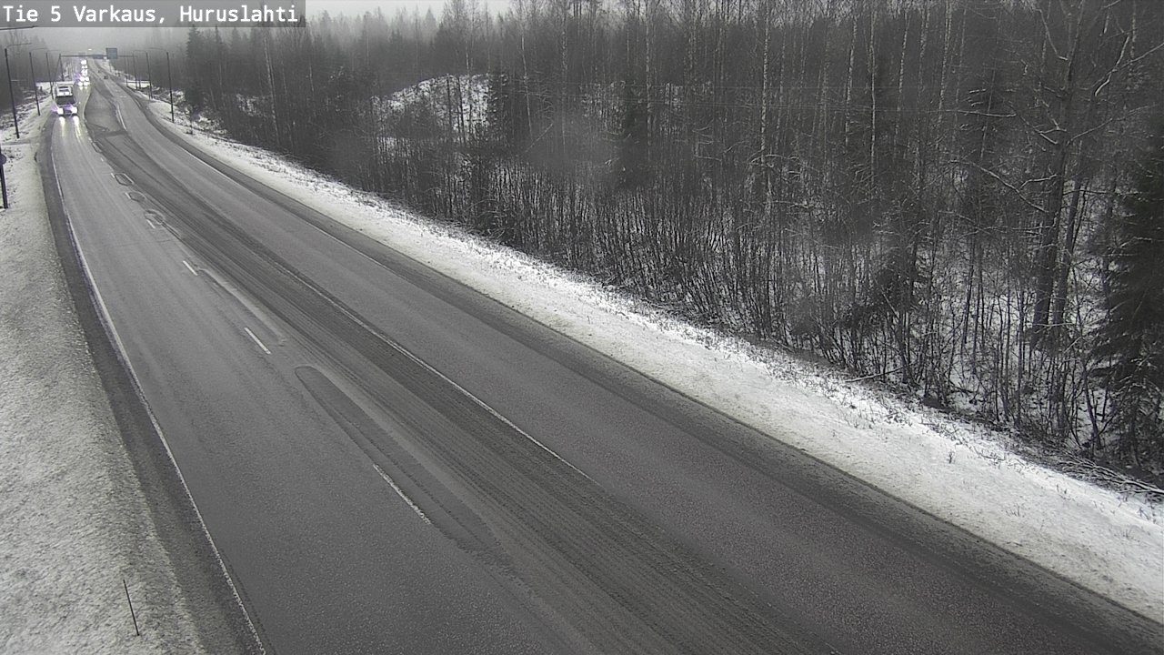 Weather Camera Image Road 5 Varkaus, Huruslahti, Varkaus, Pohjois-Savo