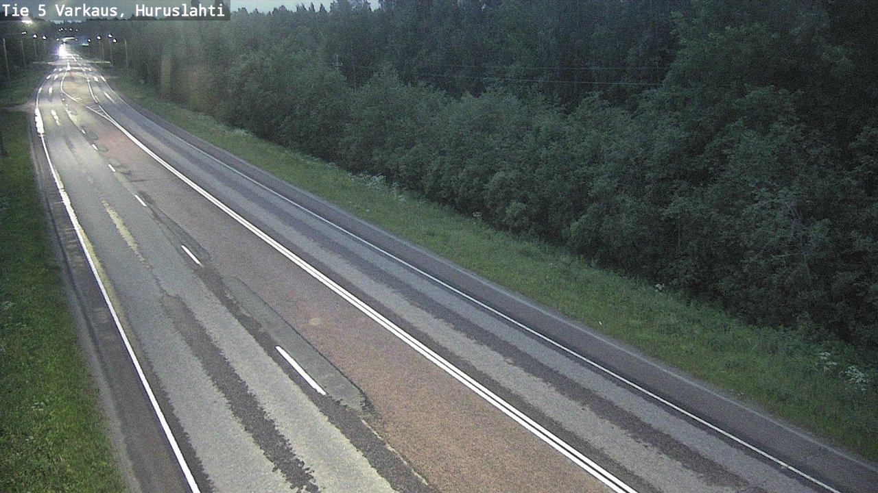 Weather Camera Image Road 5 Varkaus, Huruslahti, Varkaus, Pohjois-Savo