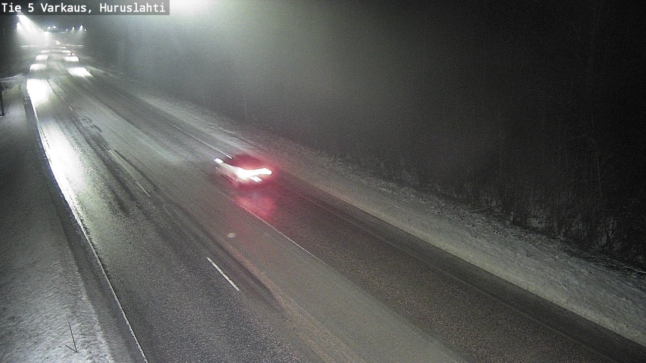 Weather Camera Image Road 5 Varkaus, Huruslahti, Varkaus, Pohjois-Savo