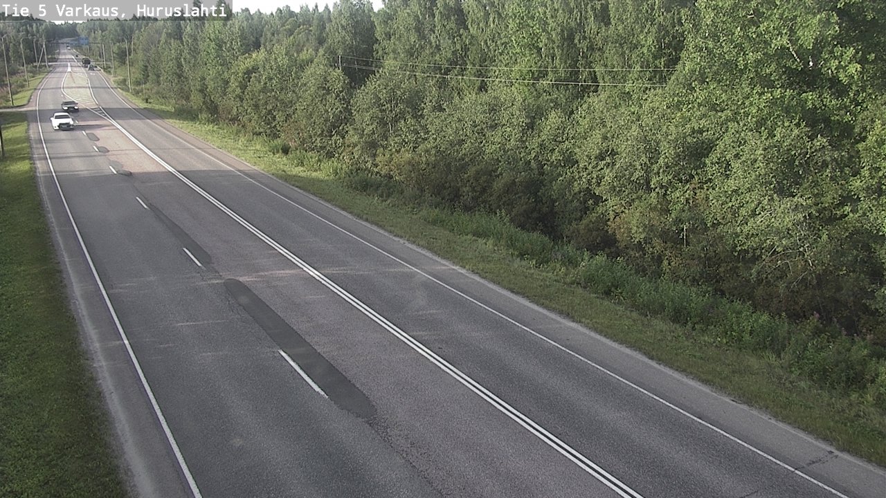 Weather Camera Image Road 5 Varkaus, Huruslahti, Varkaus, Pohjois-Savo