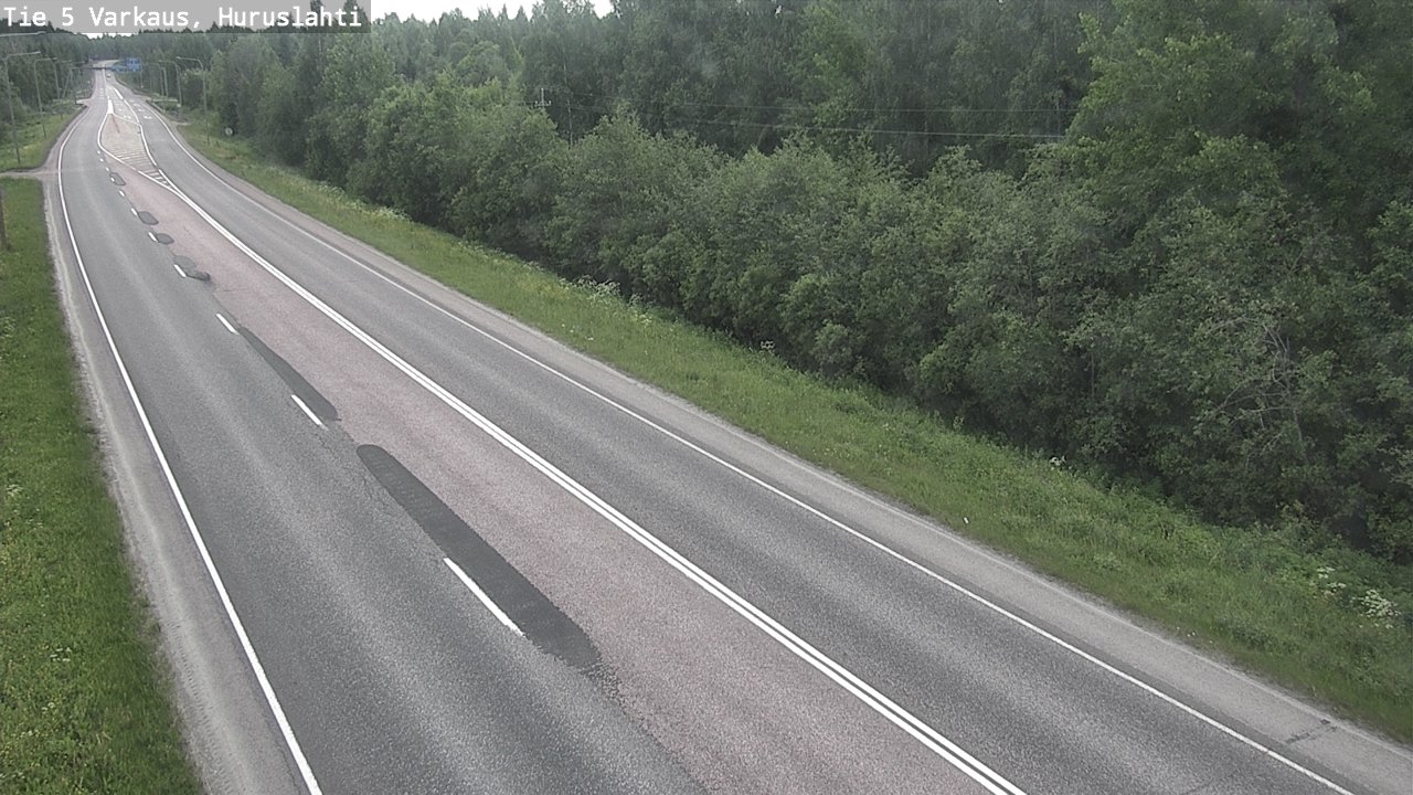 Weather Camera Image Road 5 Varkaus, Huruslahti, Varkaus, Pohjois-Savo