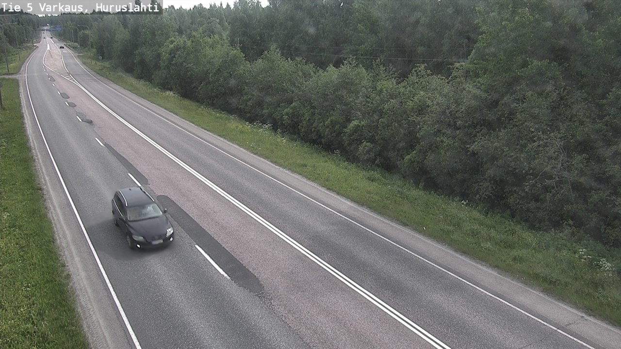 Weather Camera Image Road 5 Varkaus, Huruslahti, Varkaus, Pohjois-Savo