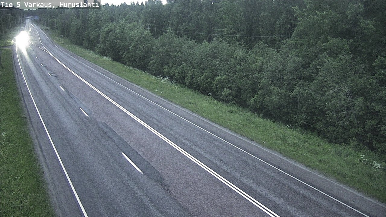 Weather Camera Image Road 5 Varkaus, Huruslahti, Varkaus, Pohjois-Savo