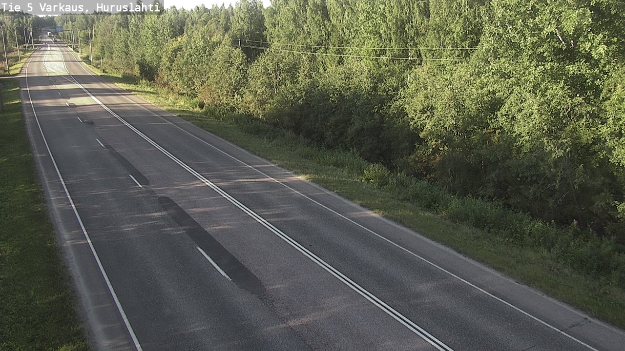 Weather Camera Image Road 5 Varkaus, Huruslahti, Varkaus, Pohjois-Savo