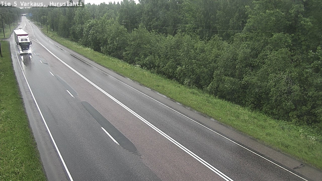 Weather Camera Image Road 5 Varkaus, Huruslahti, Varkaus, Pohjois-Savo