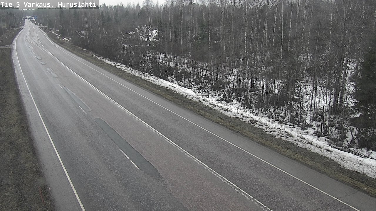 Weather Camera Image Road 5 Varkaus, Huruslahti, Varkaus, Pohjois-Savo