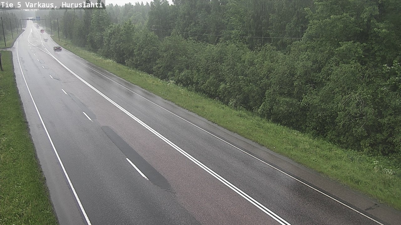 Weather Camera Image Road 5 Varkaus, Huruslahti, Varkaus, Pohjois-Savo