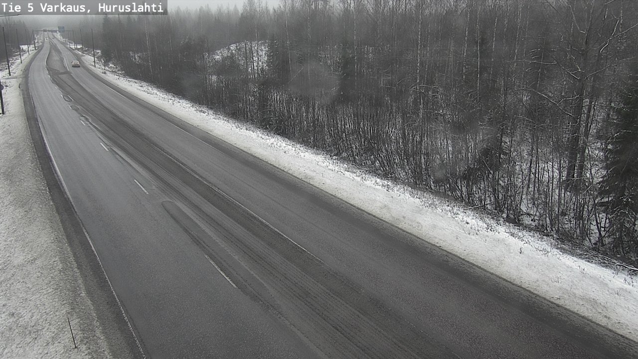 Weather Camera Image Road 5 Varkaus, Huruslahti, Varkaus, Pohjois-Savo