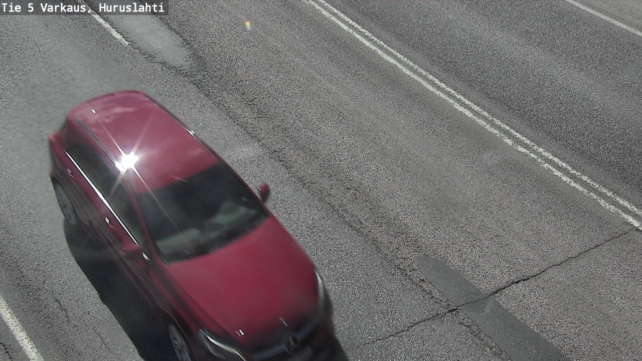 Weather Camera Image Väg 5 Varkaus, Huruslahti, Varkaus, Pohjois-Savo