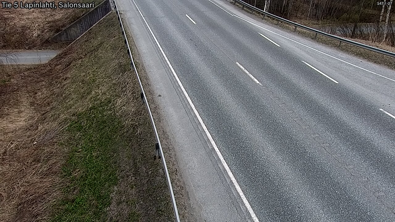 Weather Camera Image Road 5 Lapinlahti, Salonsaari, Lapinlahti, Pohjois-Savo