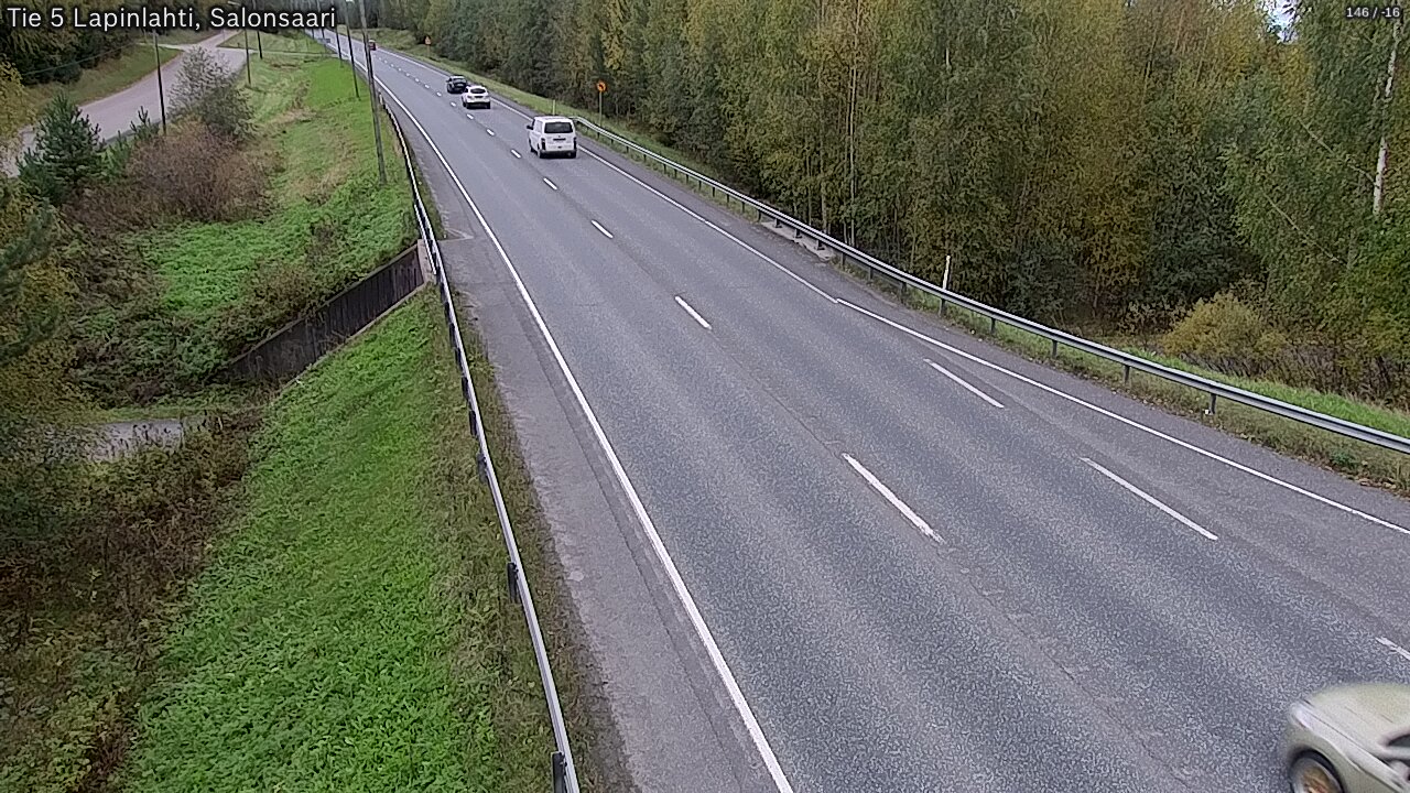 Weather Camera Image Road 5 Lapinlahti, Salonsaari, Lapinlahti, Pohjois-Savo