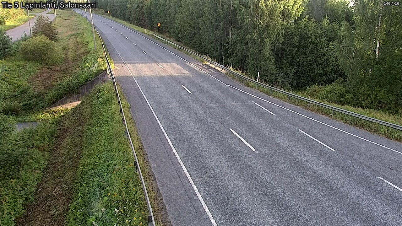 Weather Camera Image Road 5 Lapinlahti, Salonsaari, Lapinlahti, Pohjois-Savo