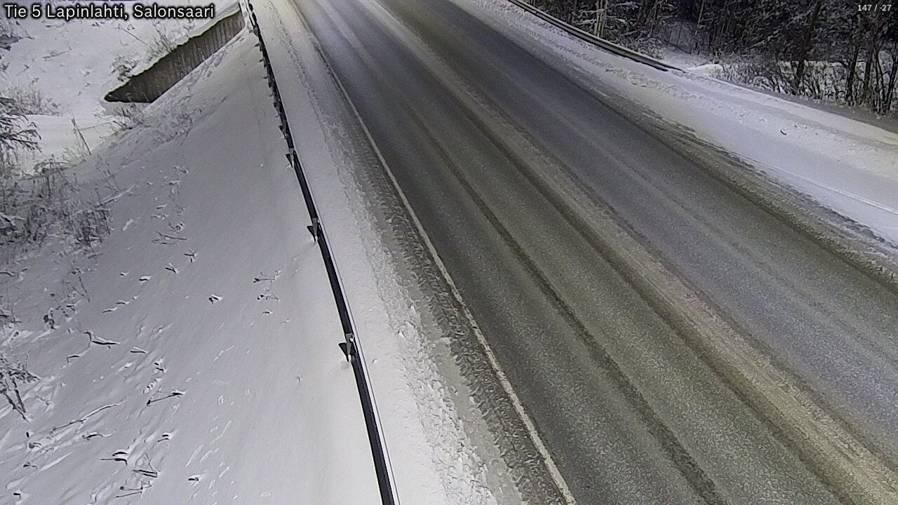 Weather Camera Image Road 5 Lapinlahti, Salonsaari, Lapinlahti, Pohjois-Savo