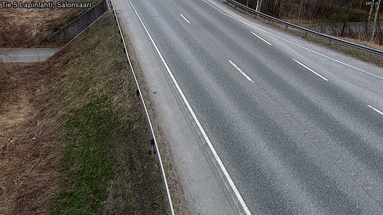 Weather Camera Image Road 5 Lapinlahti, Salonsaari, Lapinlahti, Pohjois-Savo