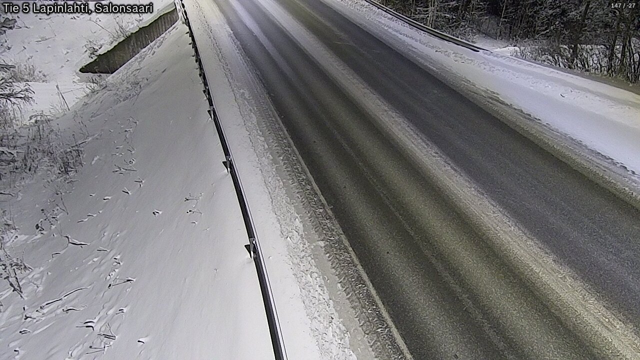 Weather Camera Image Väg 5 Lapinlax, Salonsaari, Lapinlahti, Pohjois-Savo