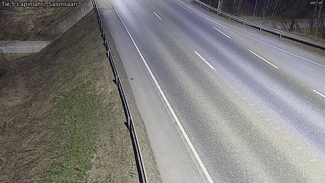 Weather Camera Image Väg 5 Lapinlax, Salonsaari, Lapinlahti, Pohjois-Savo
